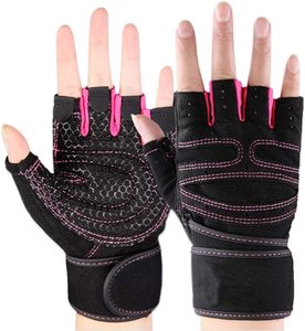 Gants de musculation, gants d'entraînement avec support de poignet pour exercices de fitness, gants d'entraînement personnalisés pour femmes et hommes - Product Image 3
