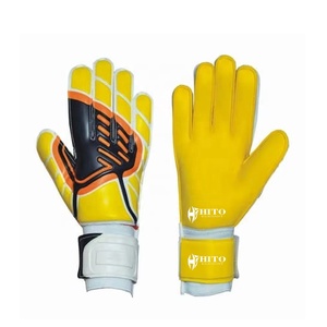 Gants de gardien de but de football professionnels, paume avant en latex, dos en silicone imprimé, enveloppe du pouce, coupe enroulée négative, logo personnalisé - Product Image 6