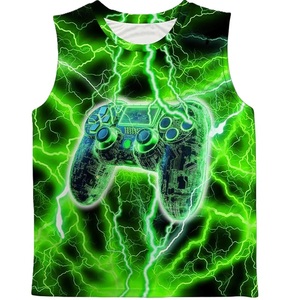 Tops Tanktops 100% cotton s/<b>j</b> 160 gsm solid color, colorful, digital print casual style printed casual supplier from Bangladesh. - Product Image 5