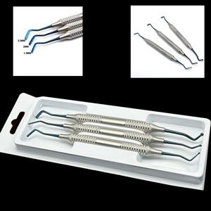 Juego de 3 Espátulas Manuales para Resina Compuesta Dental, Ligeras, con Revestimiento Antiadherente, para Reparación Dental - Product Image 1