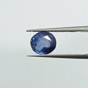 Zafiro azul ovalado natural de 3,17 quilates de Sri Lanka, piedras preciosas sueltas para la fabricación de joyas y anillos, BOSN-14 - Product Image 2