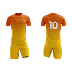 Ensemble de maillots de football pour hommes de haute qualité par sublimation, vêtements de football personnalisés avec numéro et LOGO, uniforme de football pour enfants - Product Image 6