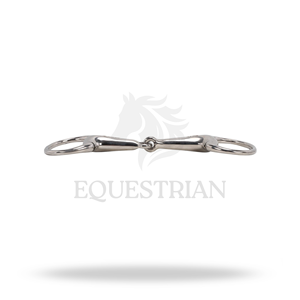Bocado de doma Eggbutt Bradoon con boca hueca para entrenamiento y control en equitación - Product Image 3