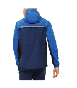Men's Navy Blue Sporty <b>Track</b> <b>Pants</b> Full Length Quick Dry With Side Pockets Elastic Waist Regular Fit Autumn Wear - Product Image 2