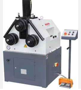 Máquina curvadora de rollos industrial 100% hidráulica de alta resistencia para tubos y barras de acero |   Motor de 2 HP, 220 V trifásico - Product Image 3