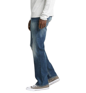 Pantalons en jean pour hommes sur mesure, en coton extensible, coupe slim, jeans décontractés, pantalons de mode, fournisseur en gros OEM, étiquette privée - Product Image 6