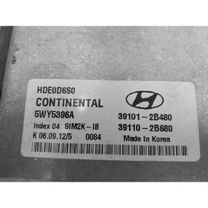 ECUs et modules informatiques d'occasion Elantra 391012B480 - Product Image 5