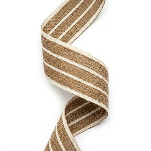 Cinta Decorativa de Yute Natural de 25 mm de Neelkamal Industries para Envolver Regalos y Empaquetar - Product Image 1
