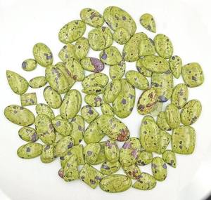 Lote de Cabujones de Atlantisita Verde Natural - Piedras Sueltas Certificadas de Alta Calidad para la Fabricación de Joyas y Collares, Gran Venta - Product Image 6
