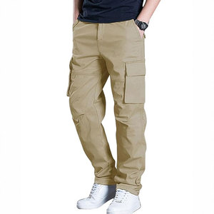 Pantalon de travail multi-poches grande taille, style cargo, pour l'été, vente en gros d'usine OEM - Product Image 1