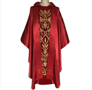 Casulla de Pastor con Estampado por Sublimación, Túnica, Sotana, Accesorio de Vestimenta Católica de Calidad para Sacerdote, Venta de Sotanas para Padre - Product Image 1