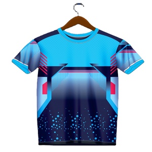 Maillot de football col en V à manches courtes imprimé 100% polyester personnalisable échantillon gratuit séchage rapide respirant léger uniforme - Product Image 4