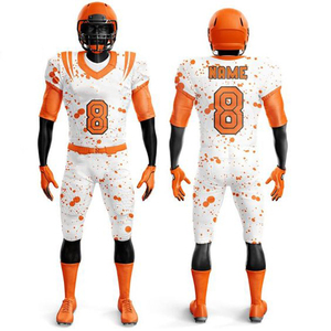 Ensemble de maillots de football américain pour hommes, personnalisé, sublimé, numéro 11, coupe ajustée, manches courtes, polyester respirant, uniforme - Product Image 6
