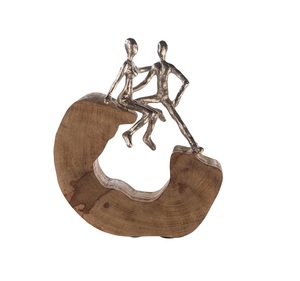 Nueva Decoración Navideña de Aluminio y Madera Hecha a Mano para Exhibición y Decoración Festiva del Hogar - Product Image 6