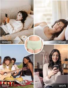 Signature <b>Womens</b> Boyshort <b>Underwear</b> Panties Lightweight Knit Breathable Feel Stretch Modern Shape Full Coverage Daily Comfort - Product Image 5