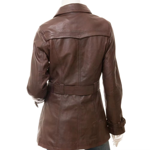 Custom Logo Design Ladies Biker Genuine Sheepskin Leather Jacket Waterproof Filled Breathable All Seasons Cotton Lined - Product Image 3
