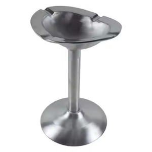Square Shape Golden Cigarette <b>Ashtray</b> For Office Livingroom Table Top Ash Containing Use Metal <b>Ashtray</b> & Container - Product Image 2