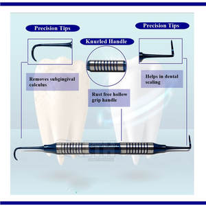 Curettes dentaires Gracey fabriquées au Pakistan, en promotion, avec logo personnalisé, matériau durable - Product Image 2