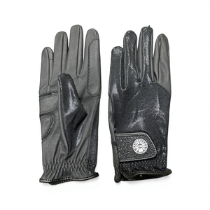 Gants d'équitation d'été confortables pour l'extérieur, avec fermeture auto-agrippante réglable, protection UV, paume en cuir synthétique respirant - Product Image 1