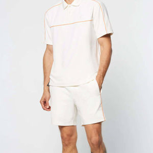 Chemises polo décontractées pour hommes avec logo personnalisé, respirantes, dernier design, confortables, manches courtes. - Product Image 5