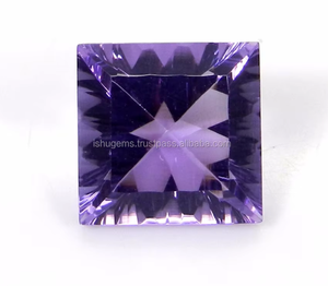 อเมทิสต์บราซิล (C-1) เลเซอร์ตัดเหลี่ยม12X12มม. พลอยหลวม - Product Image 3