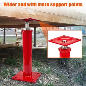 Gato de Construcción de Acero - Gato de Tornillo Ajustable para Nivelación de Suelos, Vigas y Hormigón - Capacidad de Carga de 12,000 lb Ajustable - Product Image 4