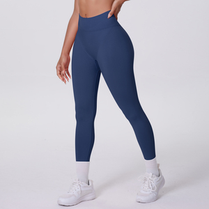 Leggings de sport élégants pour femmes, taille haute, à compression, avec fermeture élastique à la taille, pour le yoga, grandes tailles, vêtements de sport - Product Image 4
