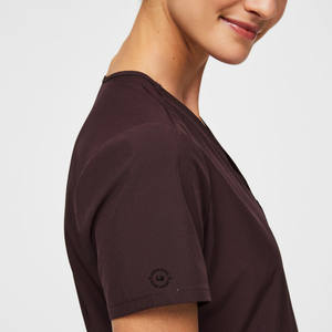 Uniformes Médicos de Alta Calidad OEM, Conjuntos Antiarrugas, Uniformes de Belleza, Blusas con Cuello en V, Traje de Enfermería para Mujer - Product Image 6