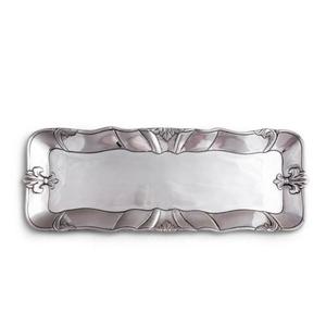 Aluminum Serving <b>Tray</b> Oval Shape Elegant Decorative <b>Trays</b> For Home Table Display Solid Finish Modern <b>Tray</b> For Snacks Drink Serve - Product Image 5