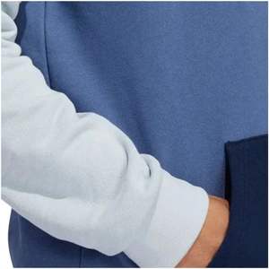 Sudadera con Capucha para Hombre, Diseño Color Block Azul y Rojo, Estilo Casual Urbano - Product Image 2