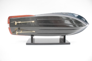 RIVA AQUARIVA AZUL OSCURO PINTADO - MODELO DE LANCHA ITALIANA ARTESANAL - Product Image 3