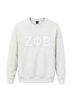 เสื้อสเวตเชิ้ต Zeta Phi Beta แบบสั่งทำขายส่ง ดีไซน์ล่าสุดสำหรับฤดูหนาว ปักลายสวยงาม เสื้อผ้าสำหรับชมรมนักศึกษา ผลิตจากผ้าฝ้ายฟลีซ ระบายอากาศได้ดี - Product Image 1