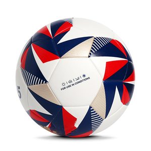 Ballon de football officiel OEM ODM, matériaux de haute qualité, 5 coutures à la main, 32 panneaux, utilisation intérieure/extérieure, poids standard, ballon de football de club - Product Image 2
