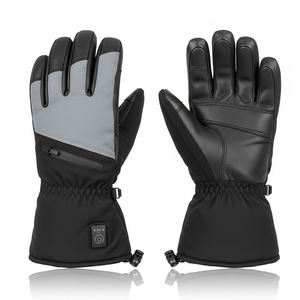 ถุงมือหนังวัวกันน้ำกันลมสำหรับเล่นสกีและสโนว์บอร์ดในฤดูหนาวแบบเต็มนิ้ว ปิดด้วยแถบตีนตุ๊กแก ขายส่ง - Product Image 1