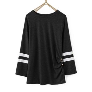 Camiseta de Manga Larga Personalizable para Niñas, Nuevo Estilo, Algodón Transpirable de Alta Calidad, Ropa Casual para Niñas - Product Image 2