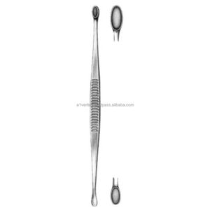 เครื่องมือผ่าตัดกระดูกแบบใช้ซ้ำได้ คุณภาพเยี่ยม ยี่ห้อ Jacobson รุ่น Bone Curette ทำจากเหล็กกล้าไร้สนิม สำหรับศัลยกรรมกระดูก |   ที่ใส่เข็ม - Product Image 1