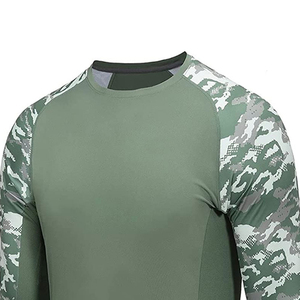 เสื้อเจอร์ซีย์ตกปลาแขนยาวแบบแห้งเร็ว ระบายอากาศได้ดี ไซส์ใหญ่ ป้องกันรังสียูวี UPF 50  รับผลิตตามสั่ง ปี 2026 ขายส่ง MOQ ต่ำ - Product Image 5