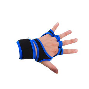 Guantes de Gimnasio Personalizados de Poliéster, para Levantamiento de Pesas, Unisex, Medios Dedos, Deportivos, Transpirables, Impermeables, Antideslizantes - Product Image 3