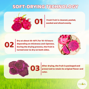 Vietnam Export Grade Soft Dried Dragon Fruit Slices Chewy <b>Sweet</b> Tasted No Sugar Added Ready to Eat Vacuum Pack Bulk Packaging - Product Image 3