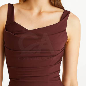 Camiseta de Tirantes Deportiva de Verano 2026, Cintura Alta, Transpirable, Spandex/Poliéster, Corte Ajustado, Tallas Grandes para Mujer - Product Image 6