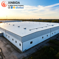 Bâtiment en acier préfabriqué, entrepôt industriel écologique pour centre de distribution de marchandises aux États-Unis