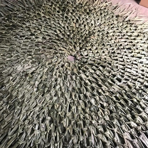 Parasol en jonc de mer naturel de haute qualité 2,6 m pour la décoration de centres de villégiature, panneau de toit en chaume tropical fait main du Vietnam - Product Image 6