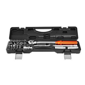 Set di Chiavi Dinamometriche a Scatto di Alta Precisione da 3/8 di Pollice, Bidirezionali, 72 Denti, 5-60 N.m / 3.7-44.3 Lbf.ft, con Bussole di Precisione al 3% - Product Image 1