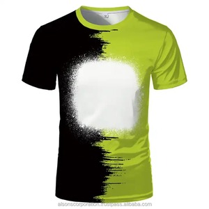 T-shirts pour hommes en coton 100% tissé, coupe ajustée, à séchage rapide et respirants, vierges ou à impression personnalisée par sublimation, vente en gros OEM - Product Image 4