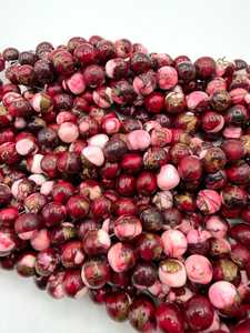 Perles rondes en cristal naturel Dahlia Rose en gros, 8-11 mm, brins de 8 pouces, perles de pierres précieuses en vrac pour la fabrication de bijoux DIY - Product Image 1