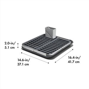 Escurridor de Platos Plegable de Aluminio de 2 Niveles Good Grips, Escurridor Plegable para Encimera de Cocina - Product Image 6