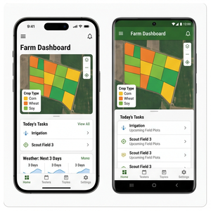 Application RoyalCraft Crop Management Farm Planning Harvest Tracker pour iOS/Android/Mac - Product Image 1