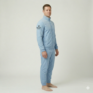 Meilleures ventes : Survêtements coupe-vent personnalisés en gros pour hommes, ensemble deux pièces en nylon imperméable avec fermeture éclair pour garçons - Product Image 2