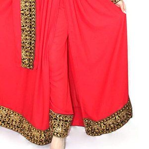 Robe maxi afghane pour femmes, élégante, traditionnelle, brodée, à manches longues, vêtements ethniques modestes pour femmes - Product Image 5