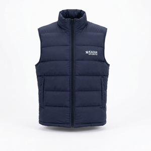 Gilet matelassé imperméable pour homme avec fermeture éclair, veste sans manches matelassée pour l'hiver et les activités de plein air - Product Image 5